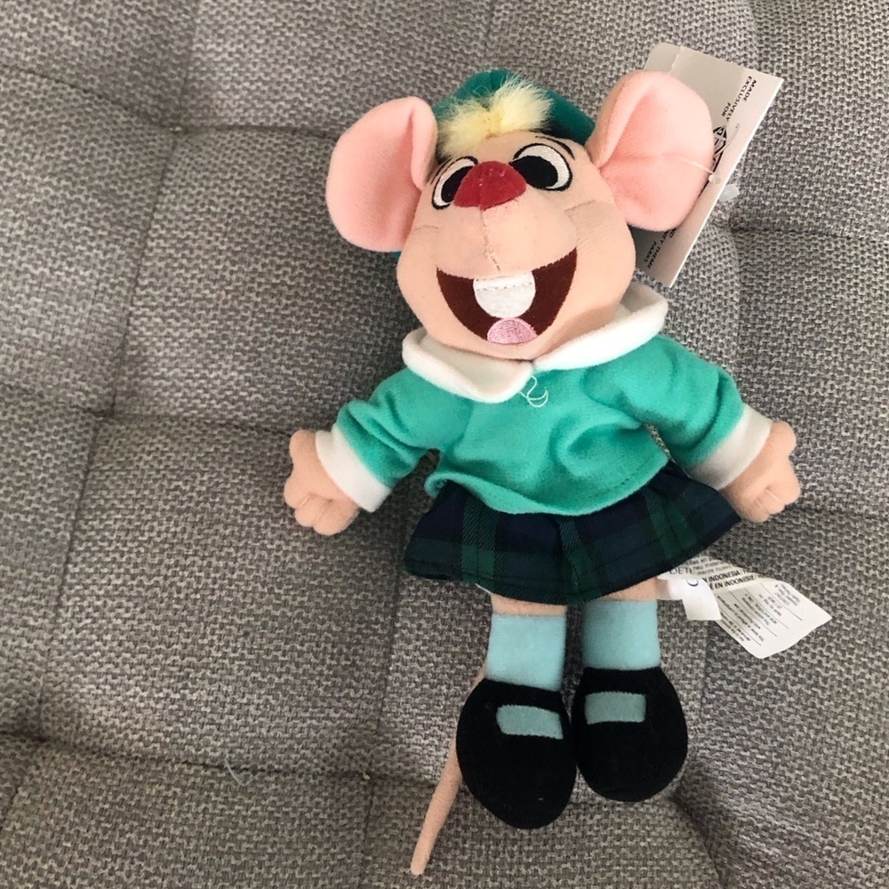Vintage Disney The Great Mouse Detective: Olivia Mini Bean Bag figure 8”